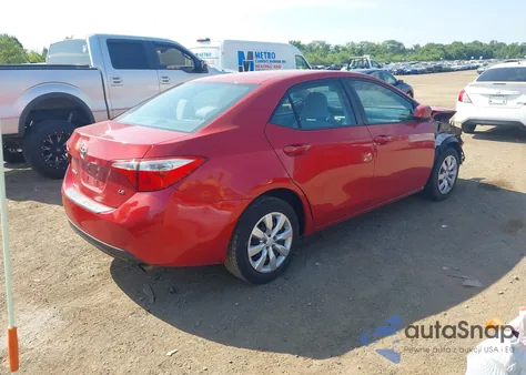 2014 Toyota Corolla Le from USA, damaged, VIN 5YFBURHE4EP031802